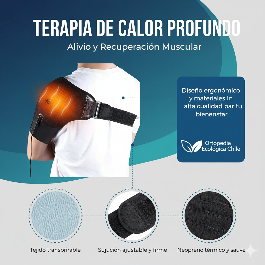 Hombrera Termica Premium® - Alivia Tu Dolor de Hombros.